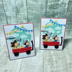 Glückwunschkarte Geburtstagskarte “Happy Birthday“ Gutschein Geldgeschenk Kinder Kindergeburtstag Handmade Stampin‘ Up!