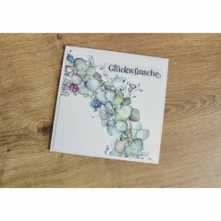 Glückwunschkarte, Geburtstagskarte "Hortensienkranz" aus der Manufaktur Karla