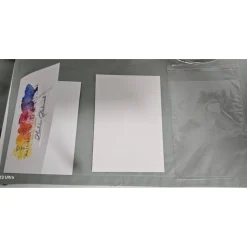 Glückwunschkarte  Herzlichen Glückwunsch  Regenbogen