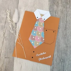 Glückwunschkarte Herzlichen Glückwunsch Hemdkarte für Männer