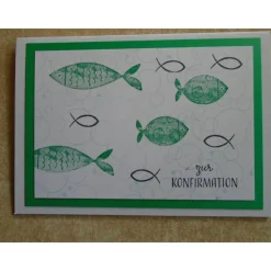 Glückwunschkarte Konfirmation Junge  Mädchen Grusskarte Karte Farbe nach Wahl