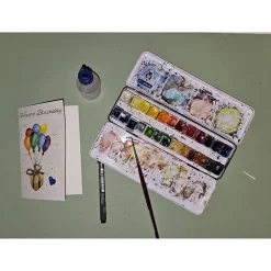 Glückwunschkarte Luftballons