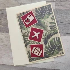 Glückwunschkarte Reisen Geldgeschenk Gutscheinverpackung