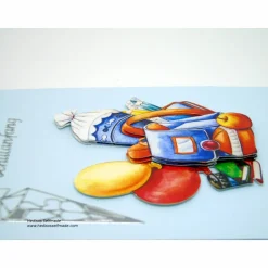 Glückwunschkarte #Schuleinführung  #3-D