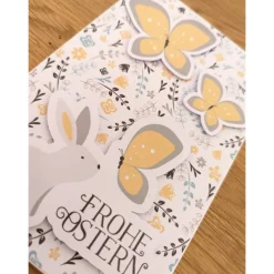 Glückwunschkarte zu Ostern - Frohe Ostern