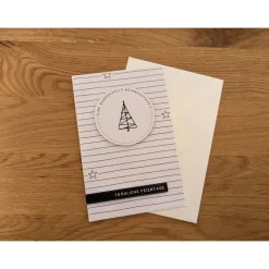 Glückwunschkarte zu Weihnachten - Fröhliche Feiertage