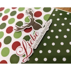 Glückwunschkarte zu Weihnachten - Liebe Weihnachtsgrüße