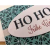 Glückwunschkarte zu Weihnachten - Ho Ho Ho   Frohe Weihnachten