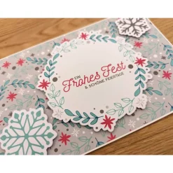 Glückwunschkarte zu Weihnachten - Ein frohes Fest & schöne Feiertage