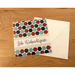 Glückwunschkarte zu Weihnachten - Liebe Weihnachtsgrüße