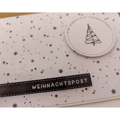 Glückwunschkarte zu Weihnachten - Weihnachtspost