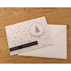 Glückwunschkarte zu Weihnachten - Weihnachtspost