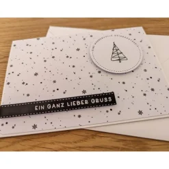 Glückwunschkarte zu Weihnachten - Ein ganz lieber Gruss