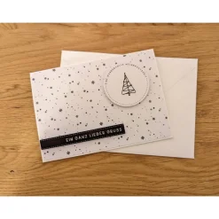 Glückwunschkarte zu Weihnachten - Ein ganz lieber Gruss