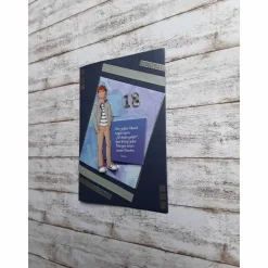 Glückwunschkarte zum 18. Geburtstag,  Volljährigkeit