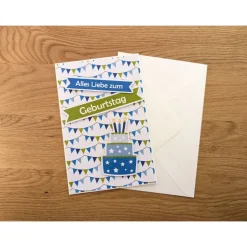 Glückwunschkarte zum Geburtstag