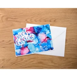 Glückwunschkarte zum Geburtstag - viel Glück