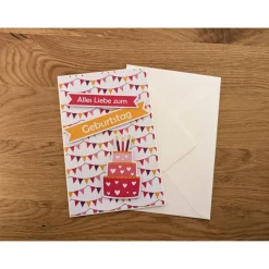 Glückwunschkarte zum Geburtstag