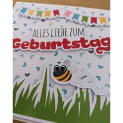 Glückwunschkarte zum Geburtstag