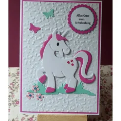 Glückwunschkarte zum Schulanfang,