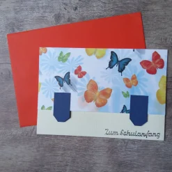 Glückwunschkarte "Zum Schulanfang"