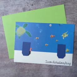 Glückwunschkarte "Zum Schulanfang"