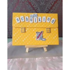 Glückwunschkarte zur Einschulung, Schulstart, als Geldgeschenk, Stampin up