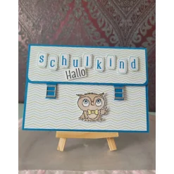 Glückwunschkarte zur Einschulung, Schulstart, als Geldgeschenk, Stampin up