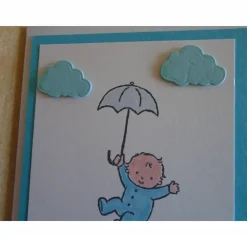 Glückwunschkarte zur Geburt Taufe Junge Babykarte Geburtskarte