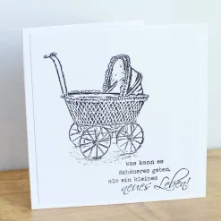 Glückwunschkarte zur Geburt 