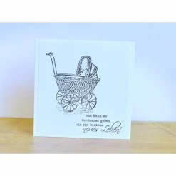 Glückwunschkarte zur Geburt 