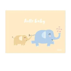 Glückwunschkarte zur Geburt, Versand direkt an die Beschenkten mit Ihrem Wunschtext, Lieferadresse