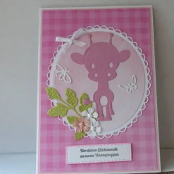 Glückwunschkarte zur Geburt,