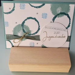 Glückwunschkarte zur Jugendweihe, Geldgeschenk, verschiedene Designs