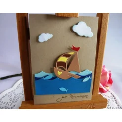 Glückwunschkarte zur Kommunion / Konfirmation / Einladungskarte