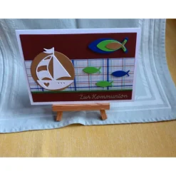 Glückwunschkarte zur Kommunion