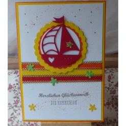 Glückwunschkarte zur Kommunion