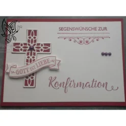 Glückwunschkarte zur Konfirmation