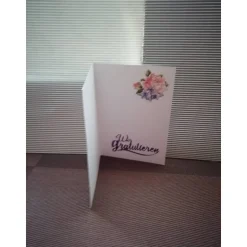 Glückwunschkarte zur Konfirmation, lila,Kerze