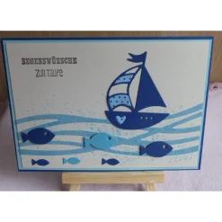 Glückwunschkarte zur  Taufe