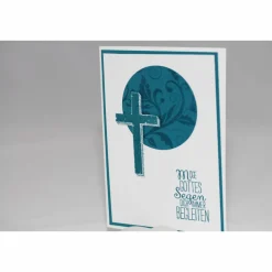 Glückwunschkarte zur Taufe "Kreuz"