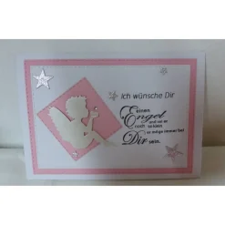 Glückwunschkarte zur Taufe,Taufkarte,