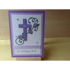 Glückwunschkarte zur  Taufe