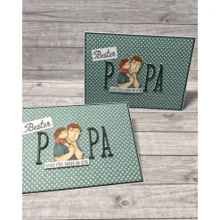 Glückwunschkarten Grußkarten „Bester Papa“ Geburtstag Vatertag Danke Männerkarten Handmade Stampin‘ Up!