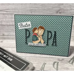 Glückwunschkarten Grußkarten „Bester Papa“ Geburtstag Vatertag Danke Männerkarten Handmade Stampin‘ Up!