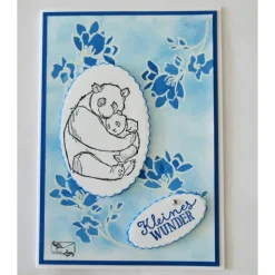 Glückwunschkarten zur Geburt/Taufe 3D, Handarbeit