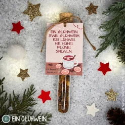 Glühwein-Gewürz im Reagenzglas, Glühwein, Weihnachtsgeschenk, Wichtelgeschenk, kleine Aufmerksamkeit, Punsch
