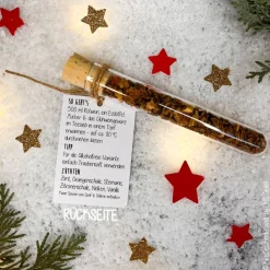 Glühwein-Gewürz im Reagenzglas, Glühwein, Weihnachtsgeschenk, Wichtelgeschenk, kleine Aufmerksamkeit, Punsch