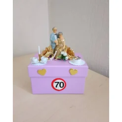 Gnadenhochzeit Geschenkbox – Geldgeschenk & Verpackung zum 70. Hochzeitstag