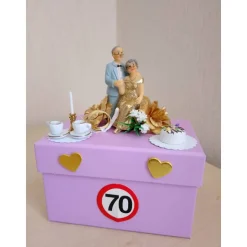 Gnadenhochzeit Geschenkbox – Geldgeschenk & Verpackung zum 70. Hochzeitstag